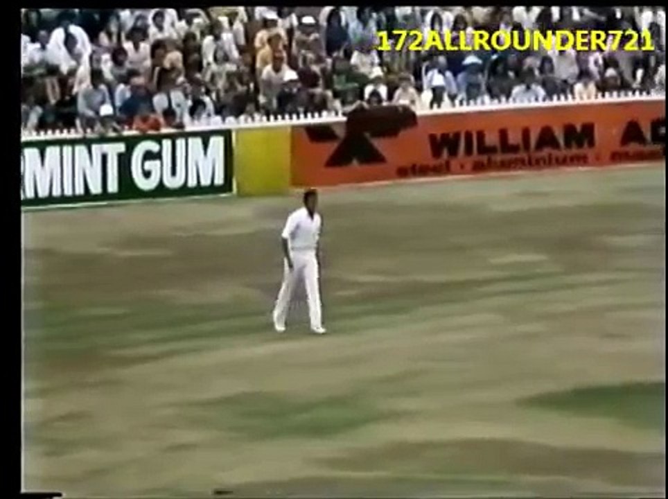 Jeff Thomson vs Lawrence Rowe, West Indies vs Australia 1976 (Low)