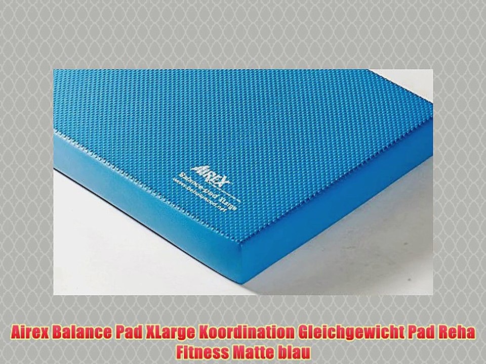 Airex Balance Pad XLarge Koordination Gleichgewicht Pad Reha Fitness Matte blau
