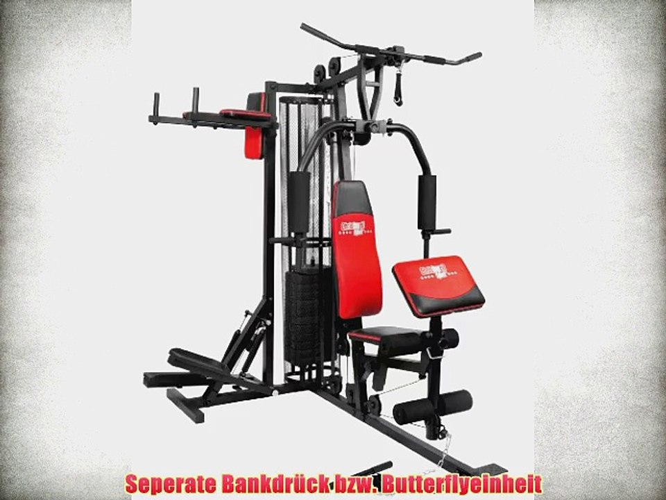 Christopeit Fitness-Station Profi Center de Luxe Schwarz