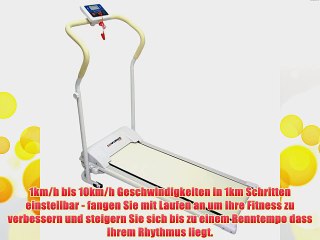 Confidence Power Plus Motorisiertes Laufband WEISS