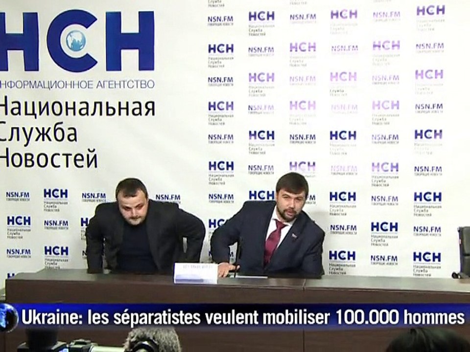 Ukraine: les séparatistes veulent mobiliser et imposer leurs conditions