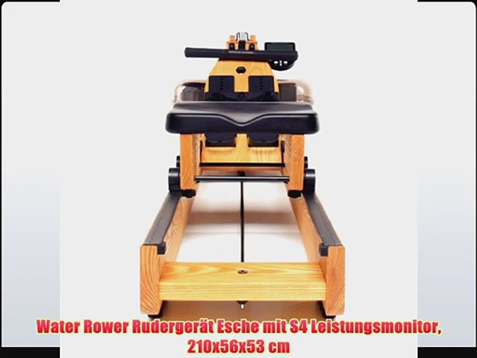 Water Rower Ruderger?t Esche mit S4 Leistungsmonitor 210x56x53 cm