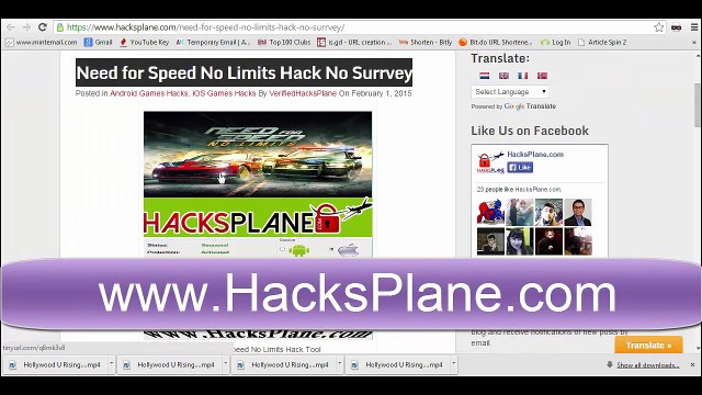 Need for Speed No Limits Hack No Password