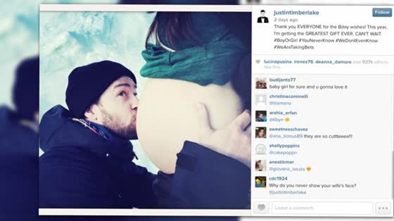 Justin Timberlake bestätigt die Schwangerschaft von Jessica Biel