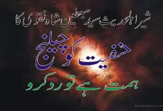 Points Of Syed Muhammad Sabtain Shah Naqvi Hafizaullah