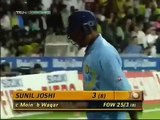Waqar Younis Hauls Five Against India