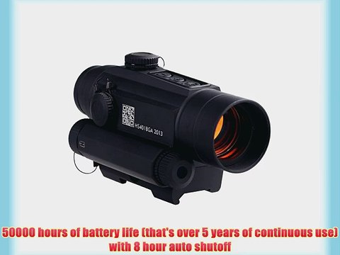 HOLOSUN Infiniti Red Dot Sight (2 MOA) with Side Mounted Laser Sight