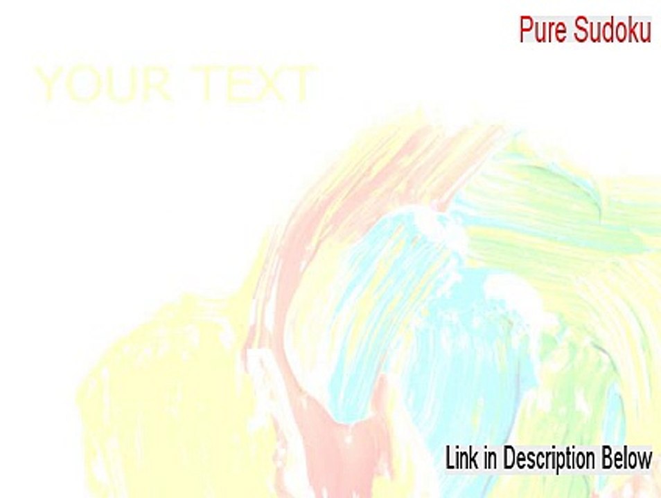 Pure Sudoku Download Free - Risk Free Download