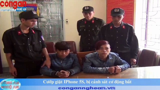 Bắt gọn 2 tên cướp giật Iphone 5S