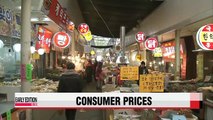Korea's consumer prices grow 0.8% in Jan. y/y