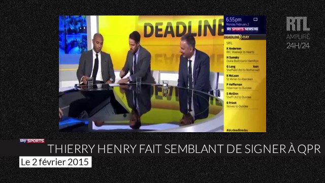 Le canular de Thierry Henry : il aurait signé aux Queens Park Rangers