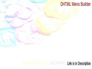 DHTML Menu Builder Free Download [Download Here 2015]