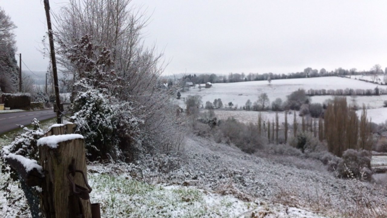 La neige s'installe