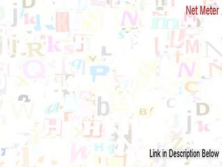 Net Meter Serial [Legit Download 2015]