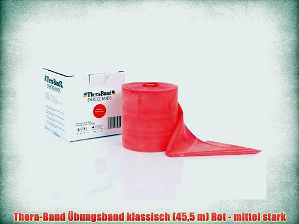 Thera-Band ?bungsband klassisch (455 m) Rot - mittel stark