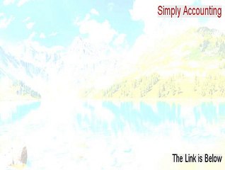 Simply Accounting Keygen (Legit Download)