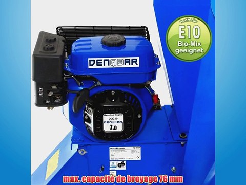 Denqbar Broyeur de vegetaux jardin 51 kW (7 CV)