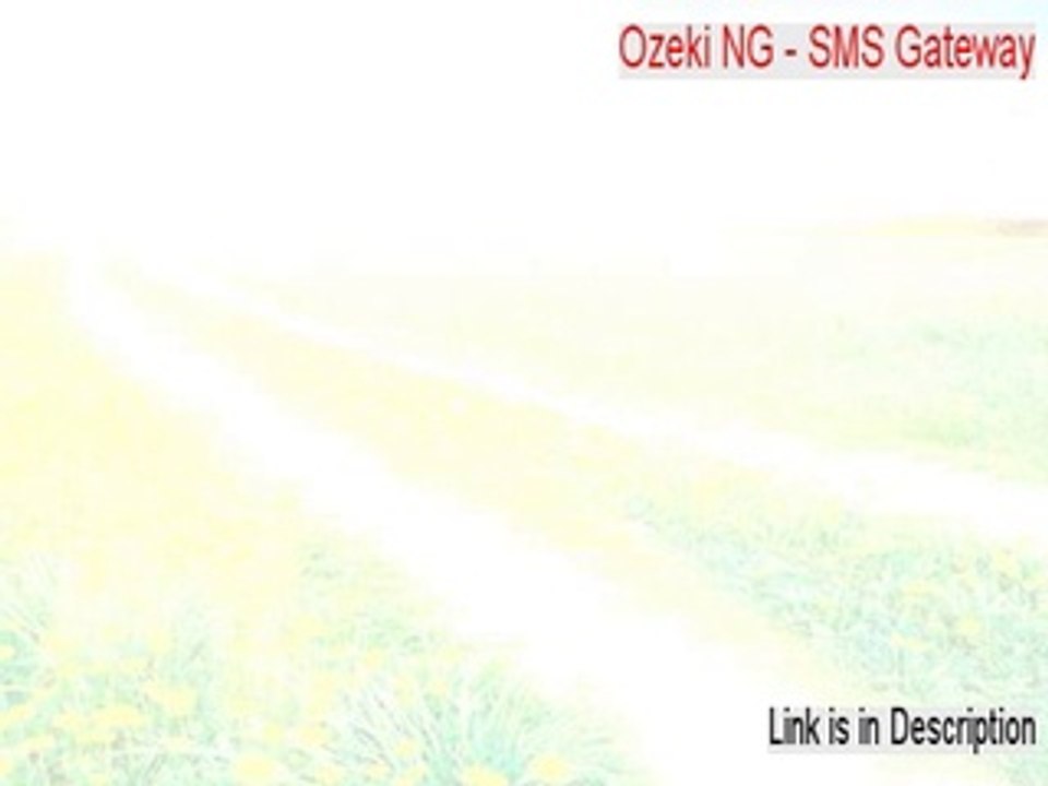 Ozeki NG - SMS Gateway Download - ozeki ng - sms gateway crack (2015)