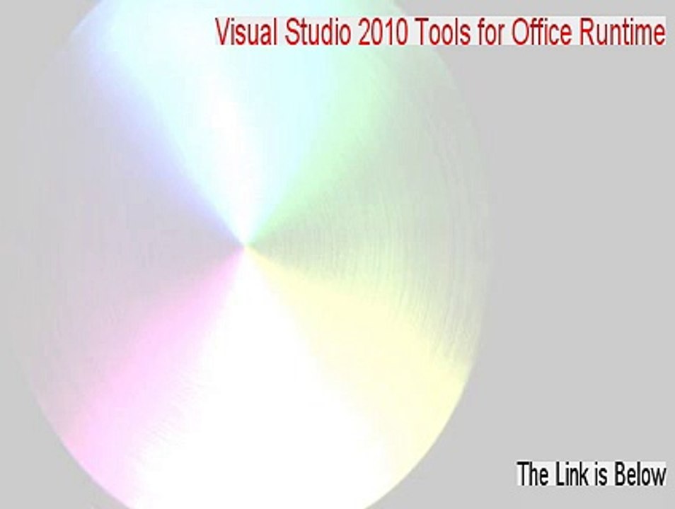 Visual Studio 2010 Tools for Office Runtime (32-bit) Full [visual studio 2010 tools for office runtime install location 2015]