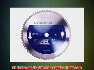 Evolution 66T Lame TCT Raptor de scie circulaire pour acier 355?mm