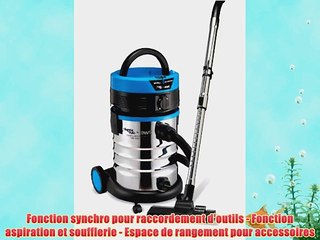 Aquavac 58120211 Excell 30 S Synchro EDS Aspirateur Noir/bleu (Import Allemagne)