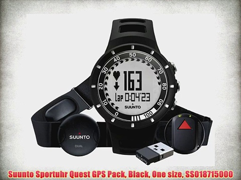 Suunto Sportuhr Quest GPS Pack Black One size SS018715000