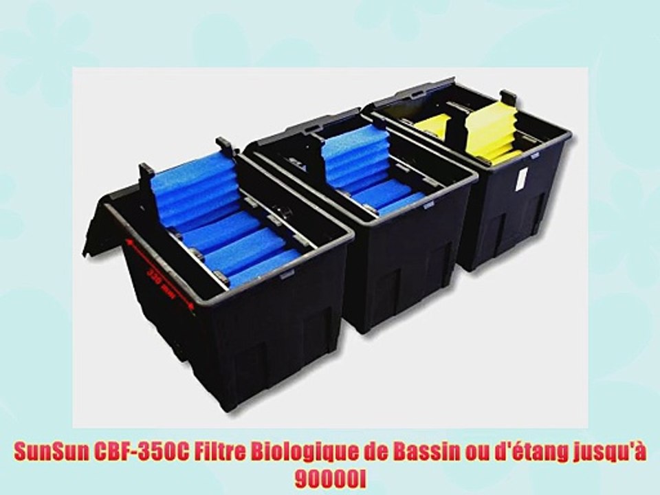 SunSun CBF-350C Filtre Biologique de Bassin ou d'?tang jusqu'? 90000l -  Video Dailymotion
