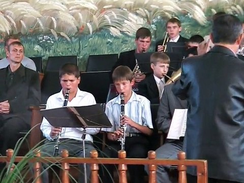 Духовий оркестр Церкви ХВЄП м. Нова Каховка у м. Херсон (пресвітер Анікеєнко С.В.) літо 2006 року