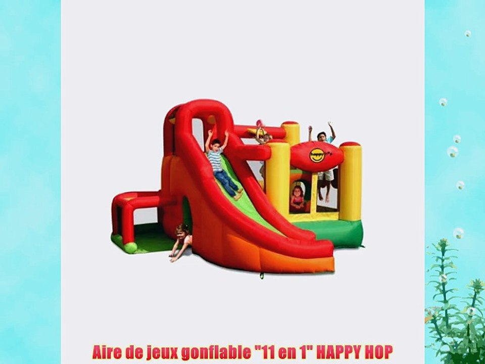 Aire de jeux gonflable 11 en 1 HAPPY HOP