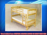 Cloudseller Milano Bunk Bed Single Pine Frame Only: Splits into 2 Beds