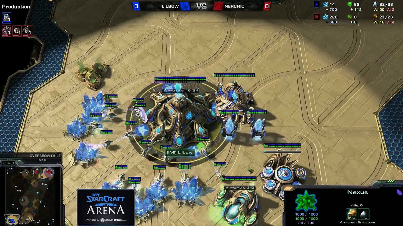 Lilbow (P) vs. Berchio (Z) - MyStarCraft Arena #5 powered by Dailymotion StarCraft II Heart of the Swarm