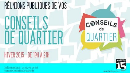 Conseil de Quartier Violet Commerce du Jeudi 29 Janvier 2015
