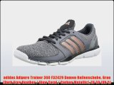 adidas Adipure Trainer 360 F32429 Damen Hallenschuhe Grau (Dark Grey Heather / Glow Coral /