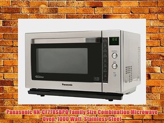 Panasonic NN-CF778SBPQ Family Size Combination Microwave Oven 1000 Watt Stainless Steel