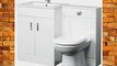 Minimalist 600mm Gloss White Bathroom Vanity Furniture Storage Unit One Tap Hole Basin Sink