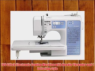 Brother FS100WT Free Motion Embroidery/Sewing and Quilting Machine White