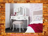 Juliette Shabby Chic Antique White Dressing Table Only
