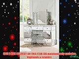 Large Mirrored Dressing Table / Desk - (Mirrored Valeria)