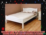 Snuggle Beds Elwood White 4' Small Double Bed Frame White
