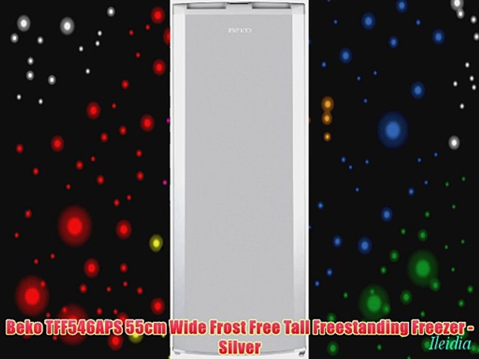 Beko TFF546APS 55cm Wide Frost Free Tall Freestanding Freezer - Silver
