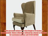 Orthopedic High Seat Chair (19 SEAT HEIGHT) For the Elderly or Infirm- BEIGE - Firm and comfortable