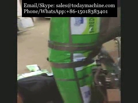 Doypack Sac poudre équipements d'emballage, sac standup automatique formant dispositif de remplissage d'étanchéité~1