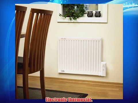 350W Adax APO Oil Filled Electric Radiator Heater. Wall Mounted or Portable. 350 Watt