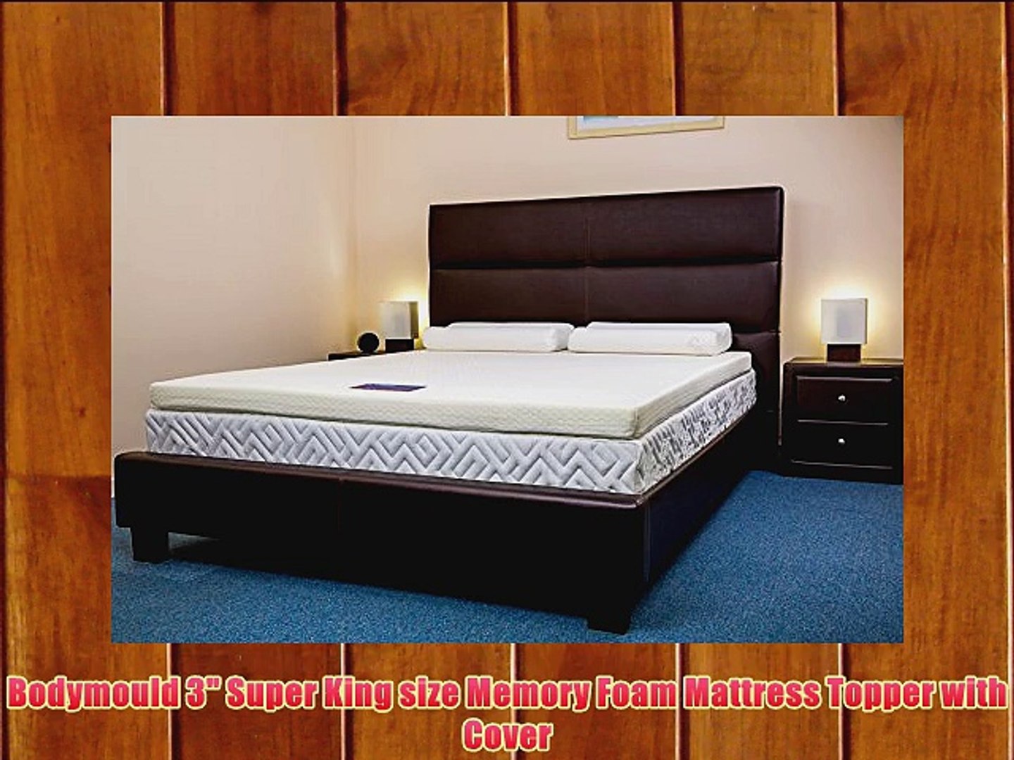 Bodymould 3 Super King Size Memory Foam Mattress Topper With Cover Video Dailymotion
