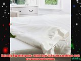 100% Mulberry 19MM Charmeuse Silk Fitted Sheet (IVORY) - SUPER KING 180cm x 200cm   26 cm