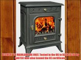 Vortigern 7kW CAST IRON WOODBURNING MULTIFUEL STOVE V9 - genuine CE certificate issued in the