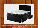 Backcare support Divan bed with 2 drawers and memory foam mattress. (4ft6 Double)