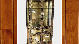 Oriental Chinese Furniture - Gold Leaf Display Cabinet