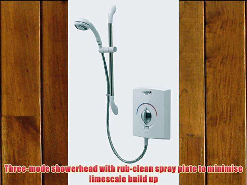 Gainsborough Stanza 9.5 kW Electric Shower White video Dailymotion