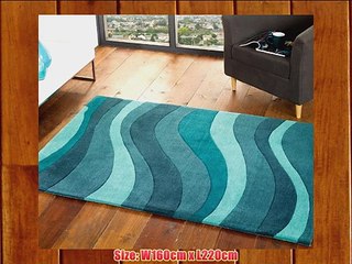 Flair Rugs The Peaks Matlock Rug Teal 160 x 220 Cm